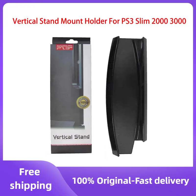 Suporte Vertical Portátil para PS3 Slim 3000, Console Acessórios Do Jogo, Suporte De Refrigeração, Suporte Dock, Cradle, Cradle, Mount para Jogos Portáteis