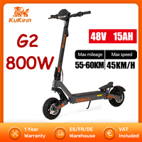 KuKirin G2 Electric Scooter 800W Folding E-Scooter 10 Inch Vacuum Off-Road Tire EScooters 48V 15AH Battery Max Speed 45km/h