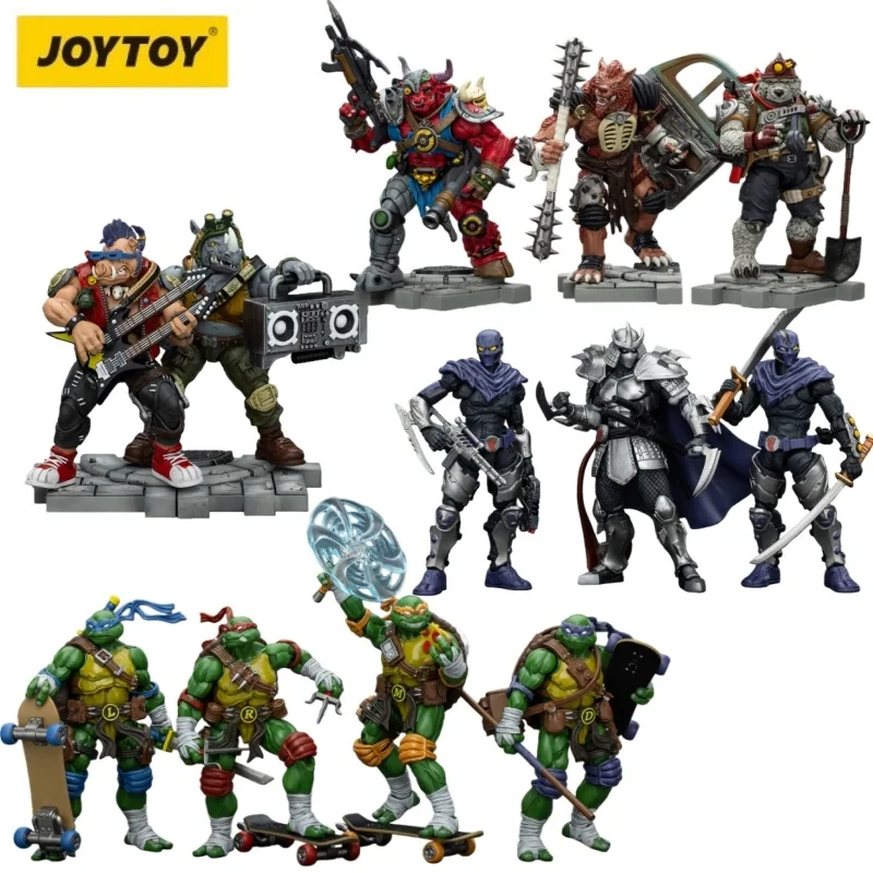 لعبة JOYTOY Ninja Turtles Soldier المكونة من 18 مقياسًا لشخصية الحركة القابلة للجمع لسلسلة الصدمات المتوفرة في المخزون #1