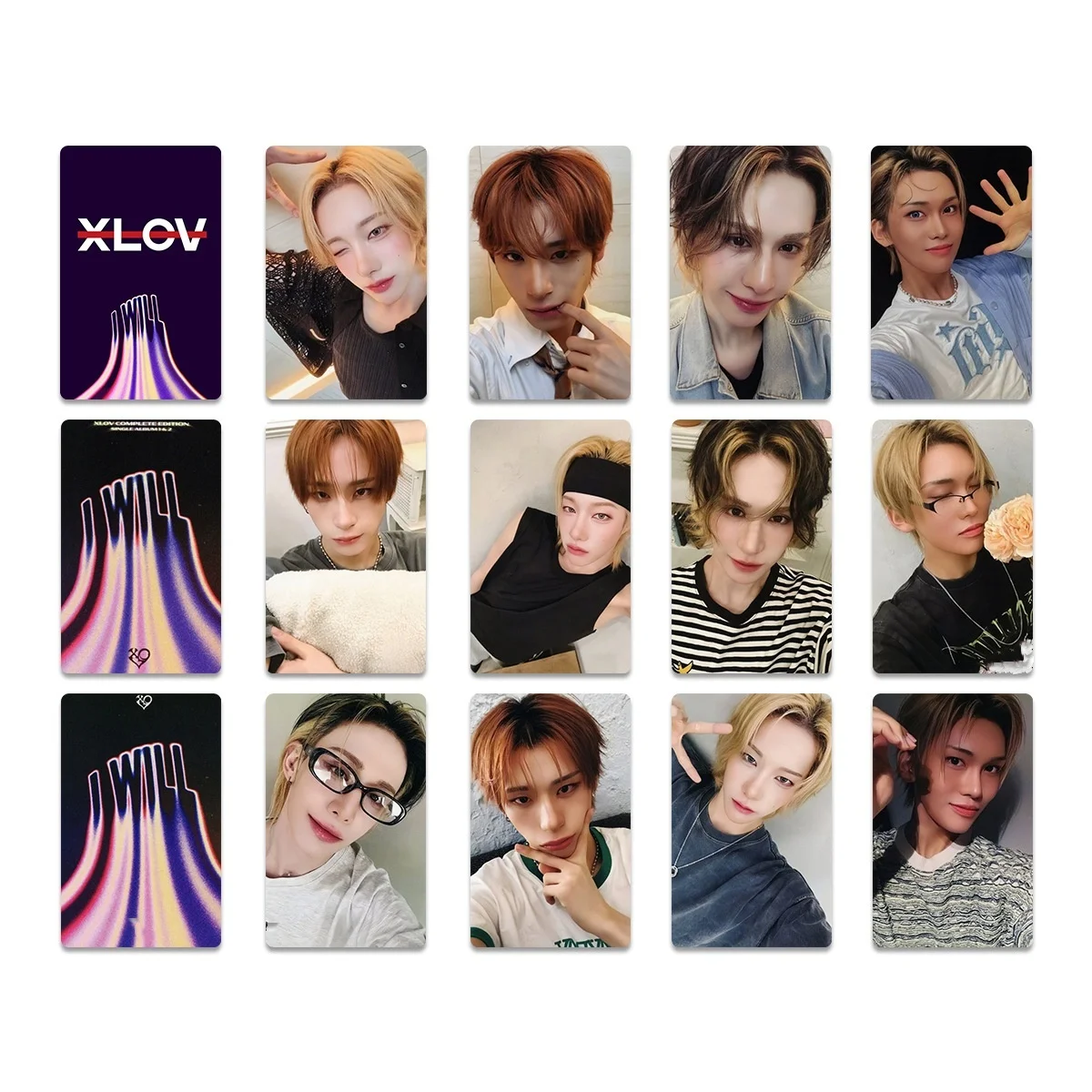 Kpop XLOV Special Card I WILL Album Silfie-Card EVOL Collection LOMO Card JUMP UP YES 24 Wumuti Rui Hyun Haru Fans Postcards