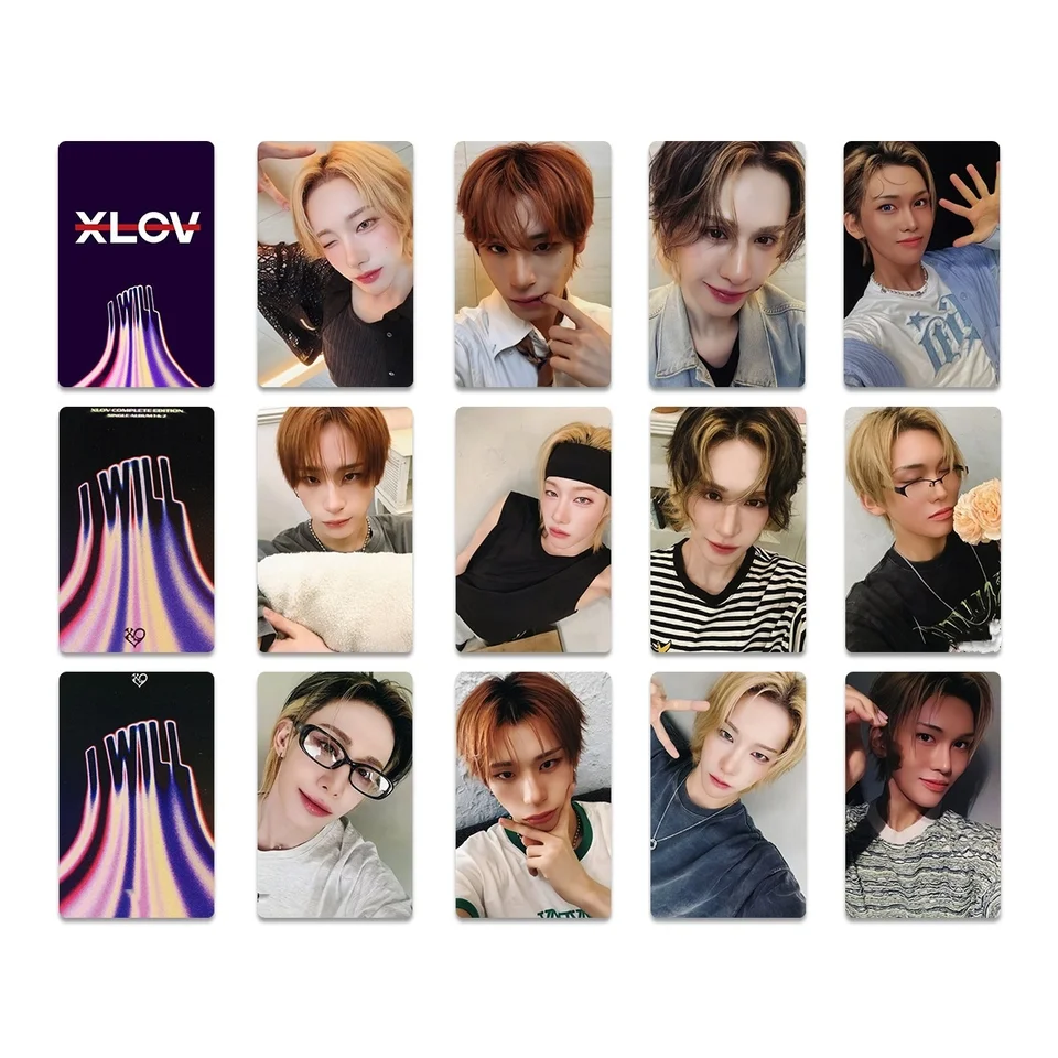 Kpop XLOV Special Card I WILL Album Silfie-Card EVOL Collection