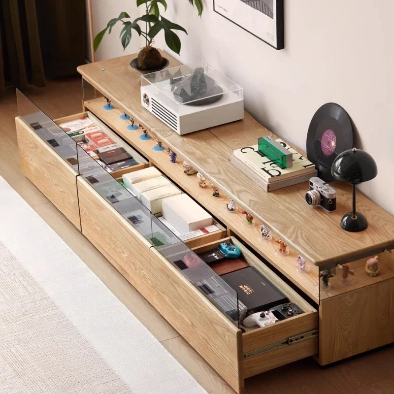 

Entertainment Center Modern TV Stand Electric Fireplace Floating Wood Console Storage Cabinet Design Armoires De Salon Furniture