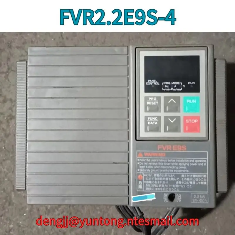 

Used FVR2.2E9S-4 frequency converter 380V 2.2KW test OK Fast Shipping