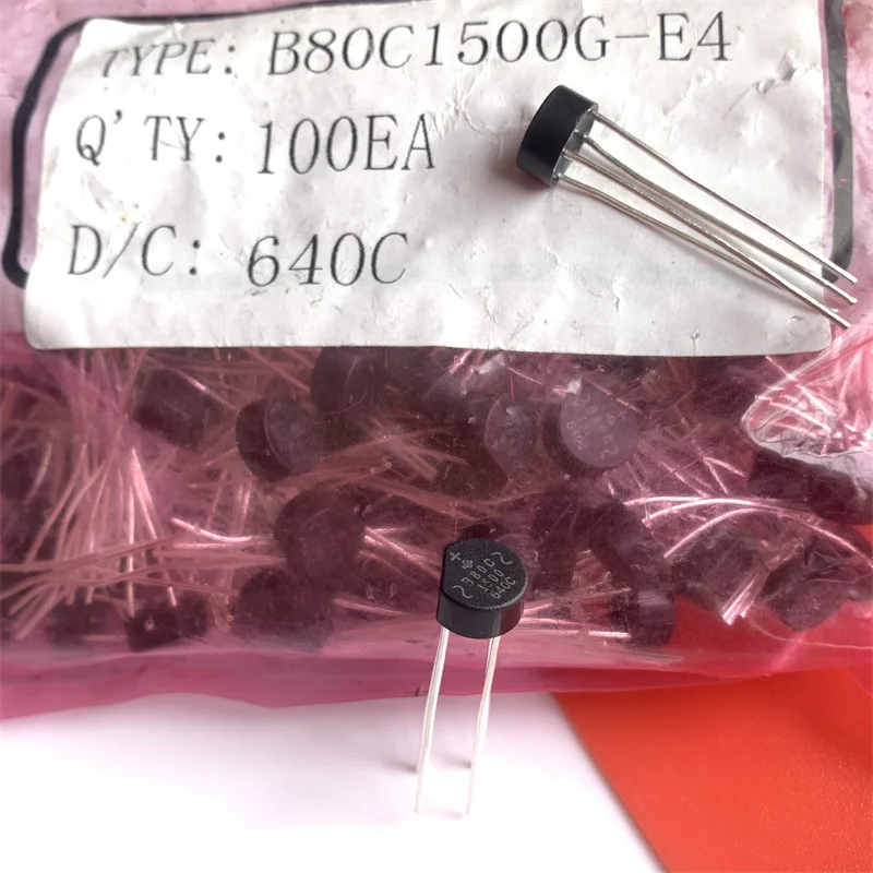 10PCS B80C1500G-E4 New Circular Rectifier Bridge 1.5A 125V MBL Front Stage Special