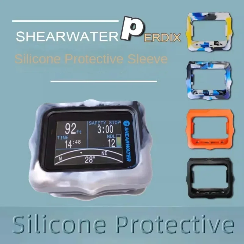 Diving computer watch, silicone protective cover, color all-inclusive, scratch-resistant and wear-resistant.