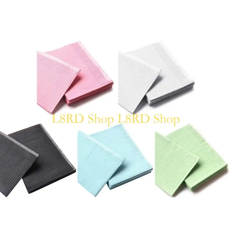 L8RD 125pcs Składany lakier do paznokci jednorazowy poduszka do paznokci Mata Mata