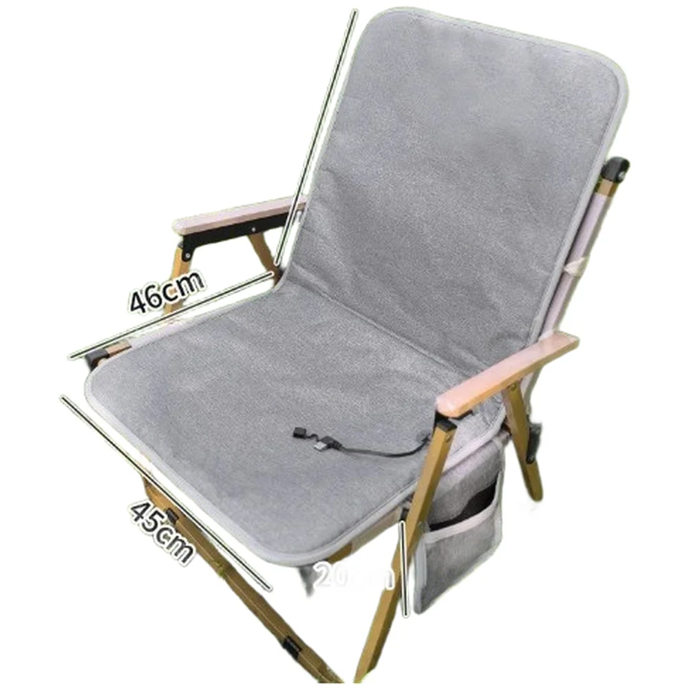 

Регулируемое тепловое сиденье, электрический чехол для сиденья, грелка для кемпинга, удобная спинка, регулируемая температура, подогреваемая подушка