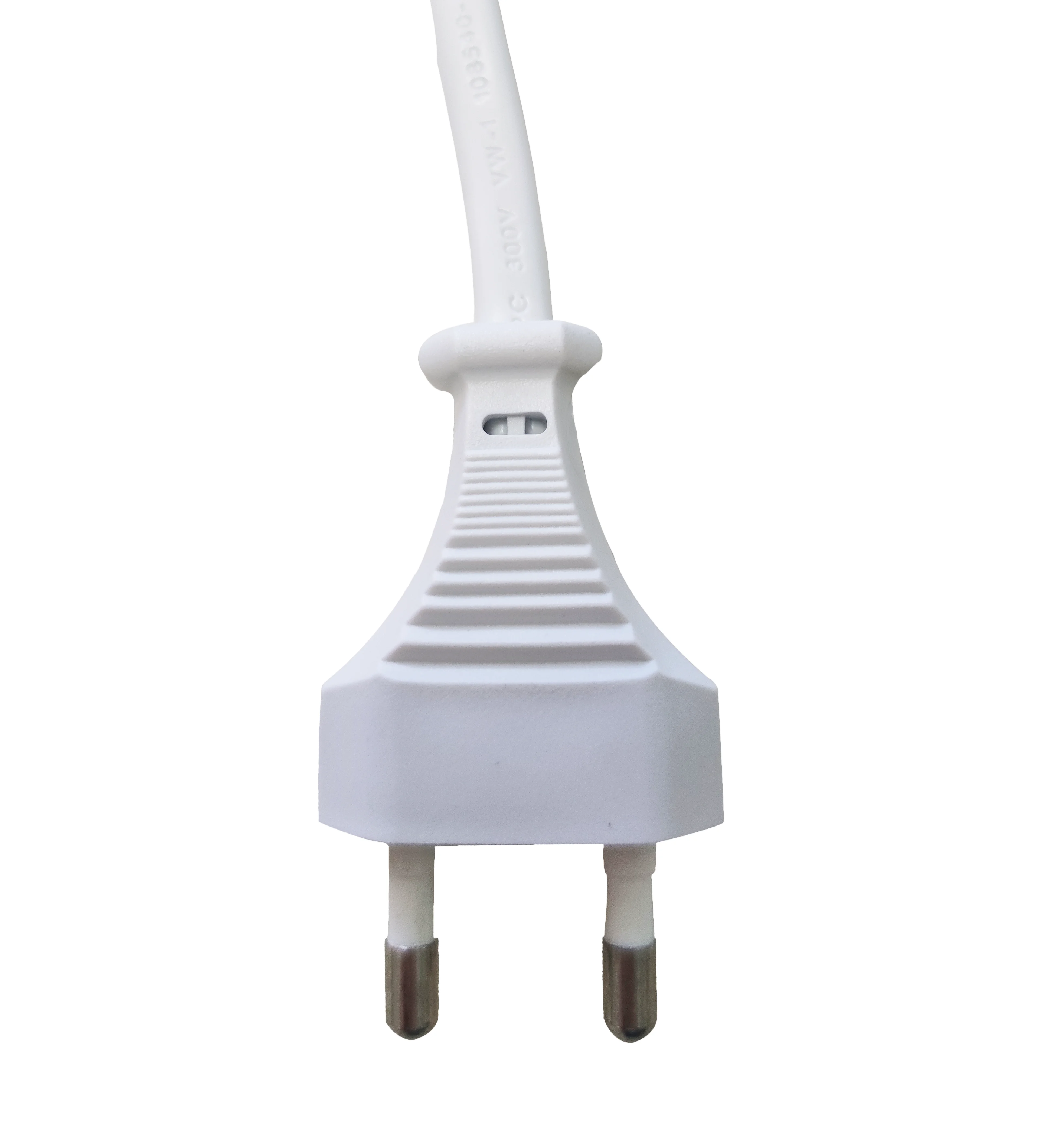 BIG sales  45% down C8  C7 with Korean 2P power cord 1.5m length  cable AWG18 white color ,europe 2P ,