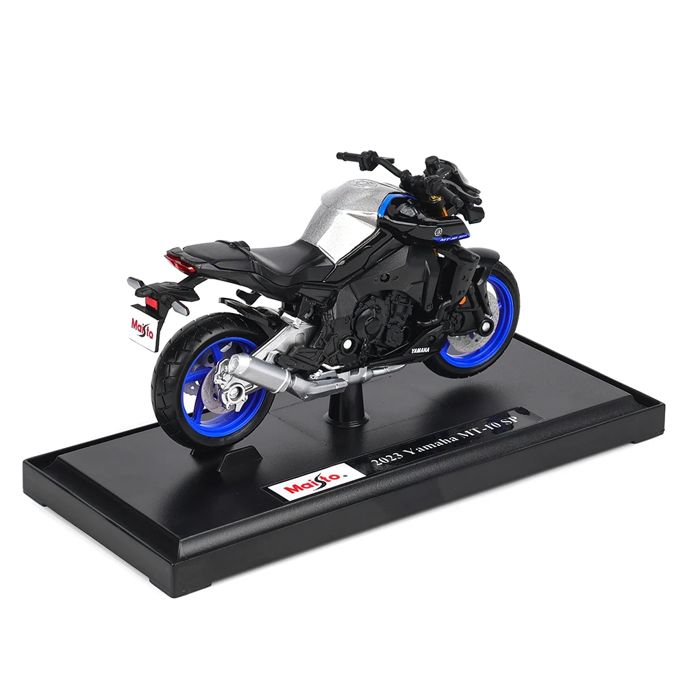 Maisto 1:18  2023 Yamaha MT10 SP 2018 FJR 1300 YZF-R1 2021 star original authorized simulation alloy motorcycle model toy car