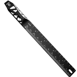 EDC Titanium Alloy Ultralight Ruler Measurement Drawing Ruler Math Outdoor Portable Multi-functional Tools