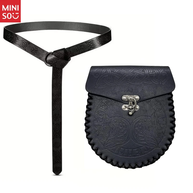 

Средневековый рыцарский пояс с сумкой, винтажный поясной аксессуар для косплея