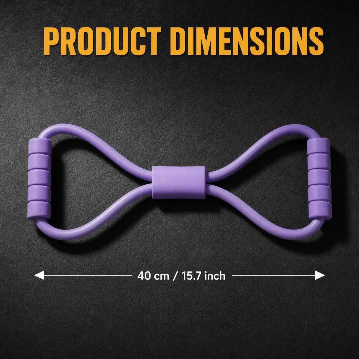 Figure 8 Resistance Band, High Elastic Latex Stretch Band for Shoulder Back Stretching Posture Correction Home Fitness