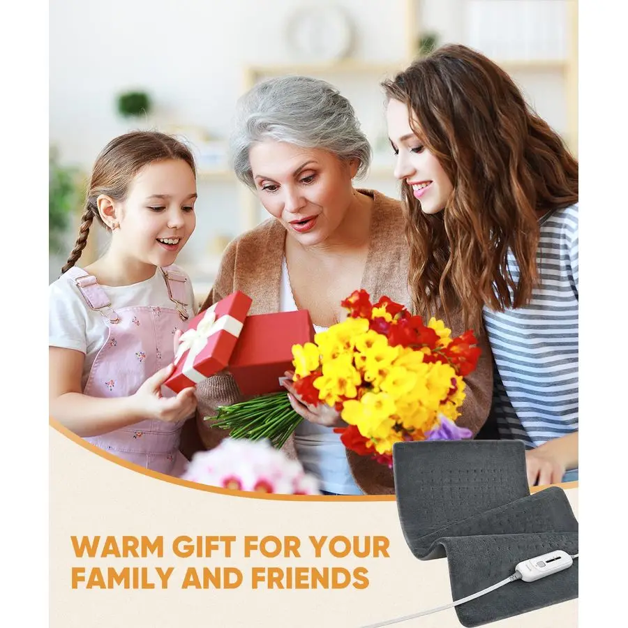 

Грелка для облегчения боли в спине Очень большая грелка для менструальных судорог 18 x 33, горячая подушка для рук, живота, плеч, колена 3 часа