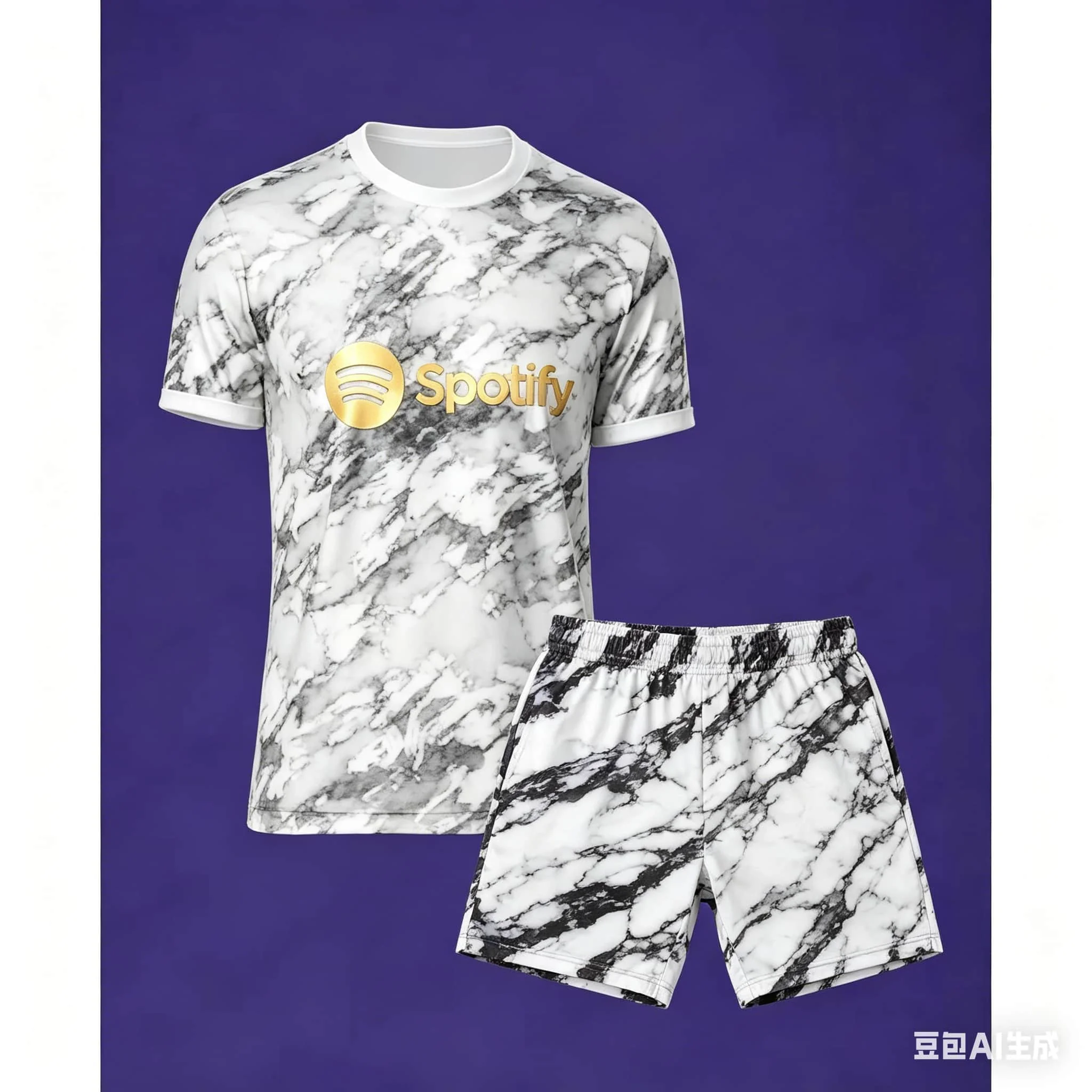 

Summer Barcelona Special Edition Football Jersey Set Men Comfortable Breathable Quick Drying Motorcycle Training T-shirts Set