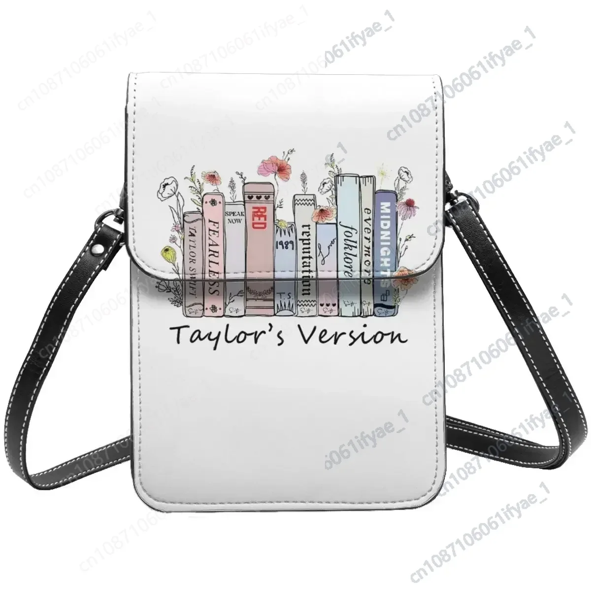 Taylors Album Shoulder Bag Music Vintage Gift Version Travel Leather Mobile Phone Bag Woman Bulk Funny Bags