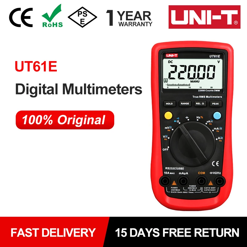 uni t true rms multimetro ut611a ut61b ut61c ut61d ut61e ca cc 01