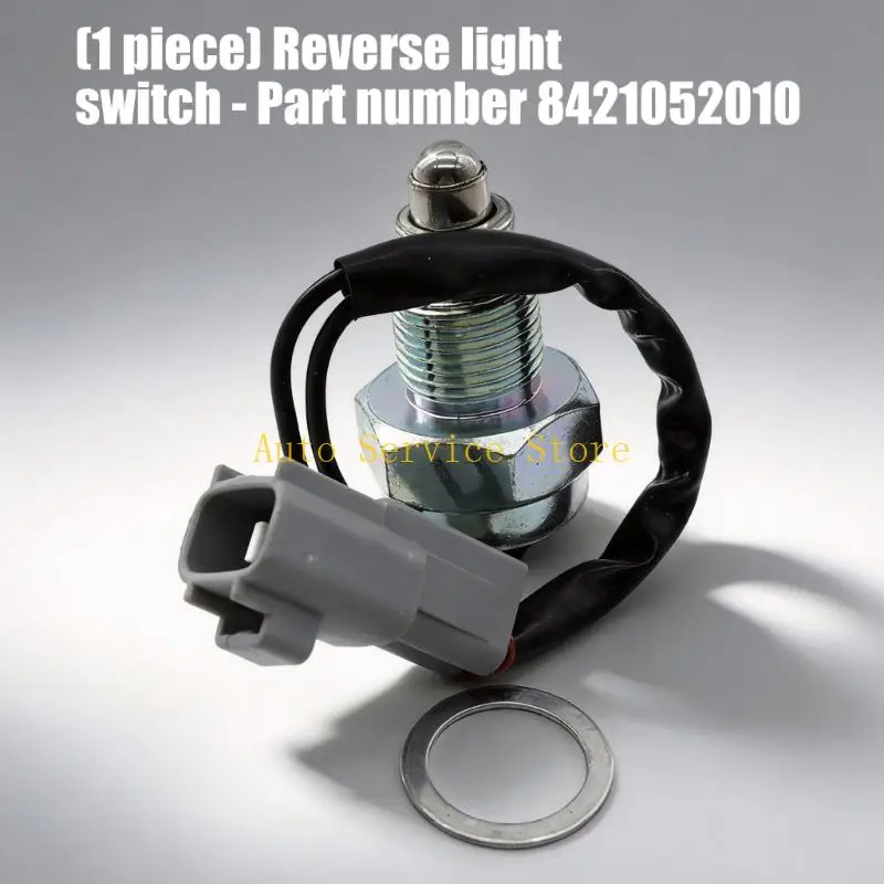 462A Backup Lamp Switches 84210-52010 Reverse Light Wiring Connector Automotive Electrical with Threaded Metal Body Gray Plug