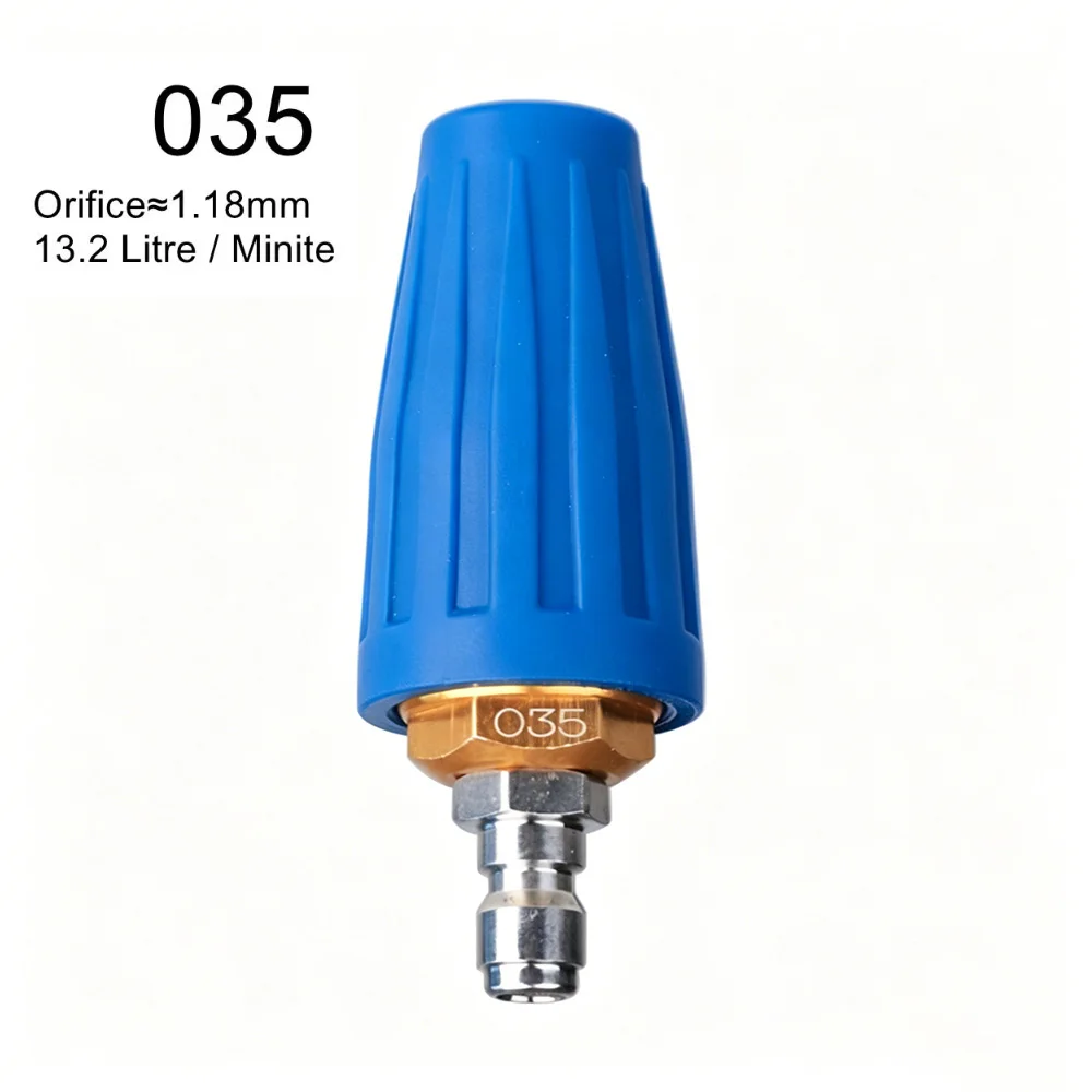 4000PSI Rotating Turbo Nozzle Sprayer For High Pressure Wash Gun With 1/4" Quick Connect Hitch view 4