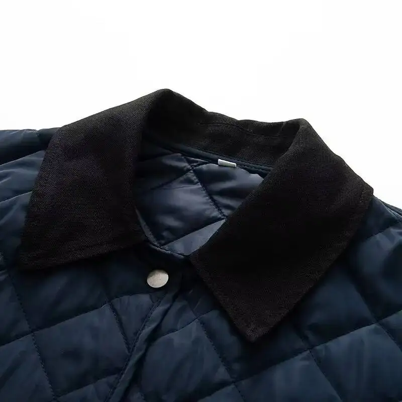 Damen-Jacken, Mantel, 2022, lässig, locker, Oberbekleidung, Patchwork, Taschen, Langarm-Tops, Oberbekleidung mit Knopf, Damen-Casacos-Top