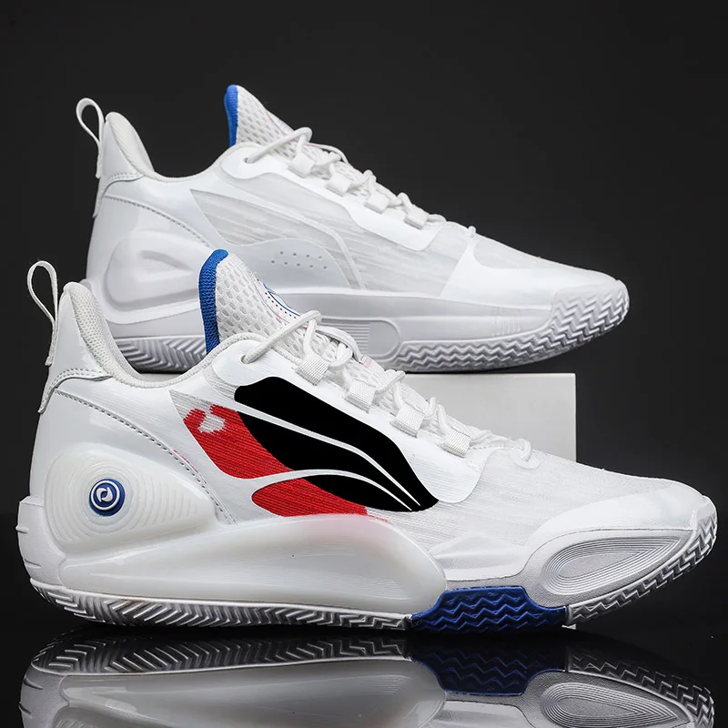 

QQ-8258 Pro Mens Basketball Trainers Non-slip Training Sports Shoes ForMotion Basketball Shoes Wearable Tenis Masculino 36-45