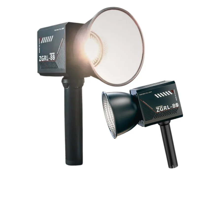 60W 80W handheld external shooting light COB high power filling light photography light