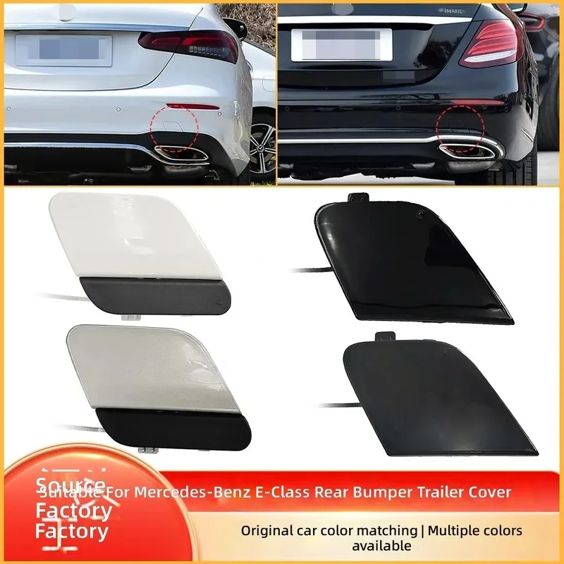 for Mercedes Benz E Class W213 Rear Bumper Tow Hook Cover Trailer Hitch Cap 2138853701