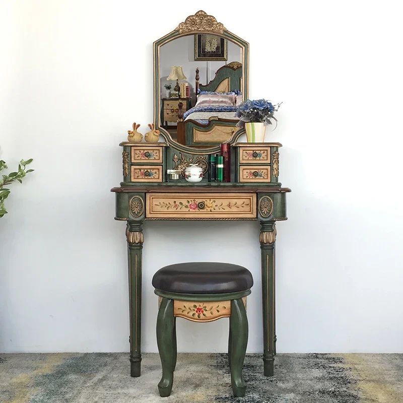 

Ящики, стул для хранения, туалетный столик, деревянный, белый цвет, маленькие ящики, туалетный столик для спальни для девочек, набор столов для макияжа, табурет Penteadeira, мебель для дома