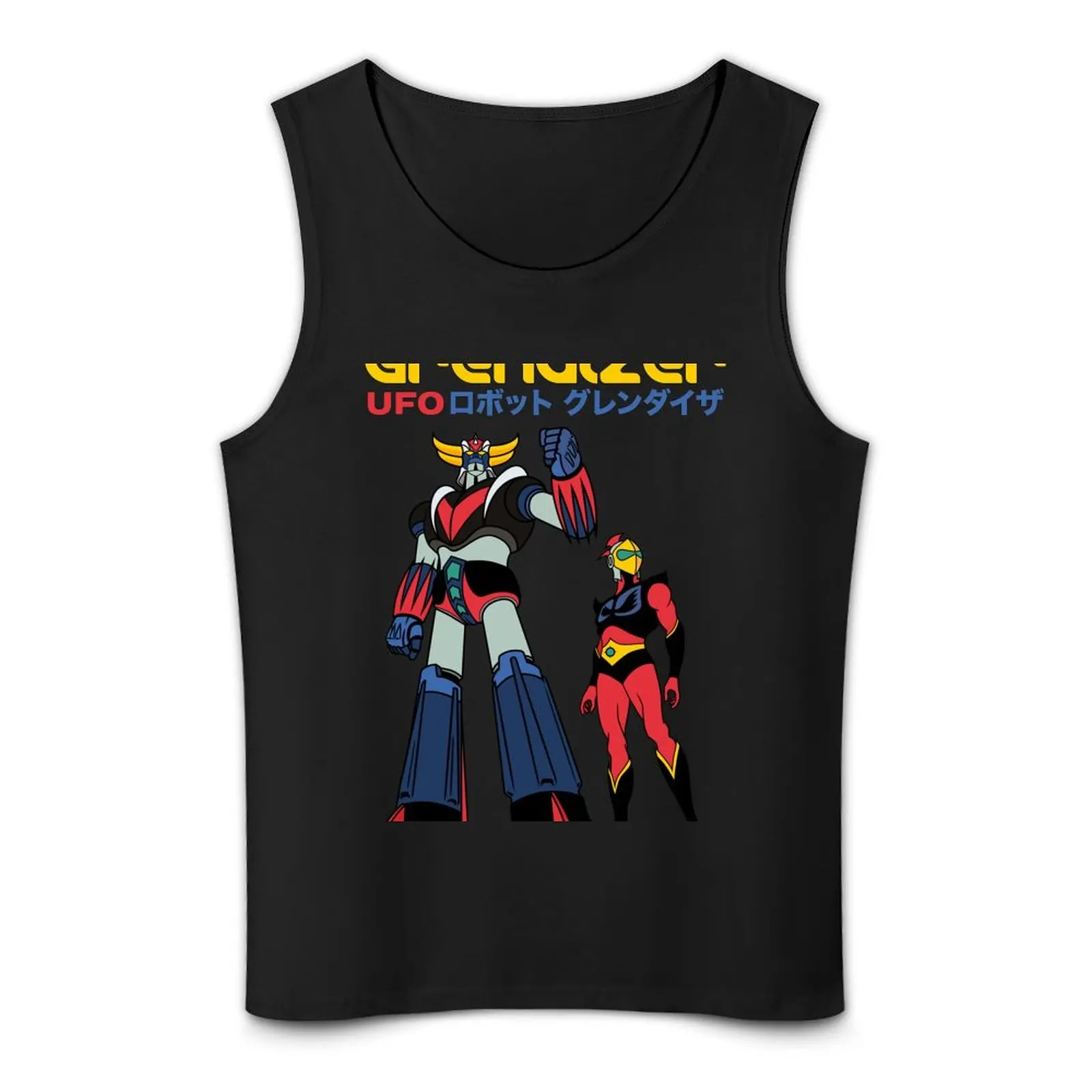 Grendizer - ufo robot Tank Top gym clothing Short sleeve gym for men t shirt gym