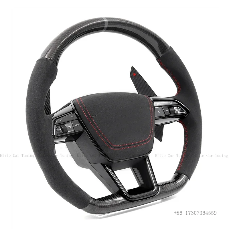 TOP Carbon Fiber Car Steering Wheel Full Set Assembly for Audi A3 A4 A5 A6 A7 A8 S8 Q3 Q5 Q7 S3 S4 S5 S6 S7 TT R8 RS3 RS4