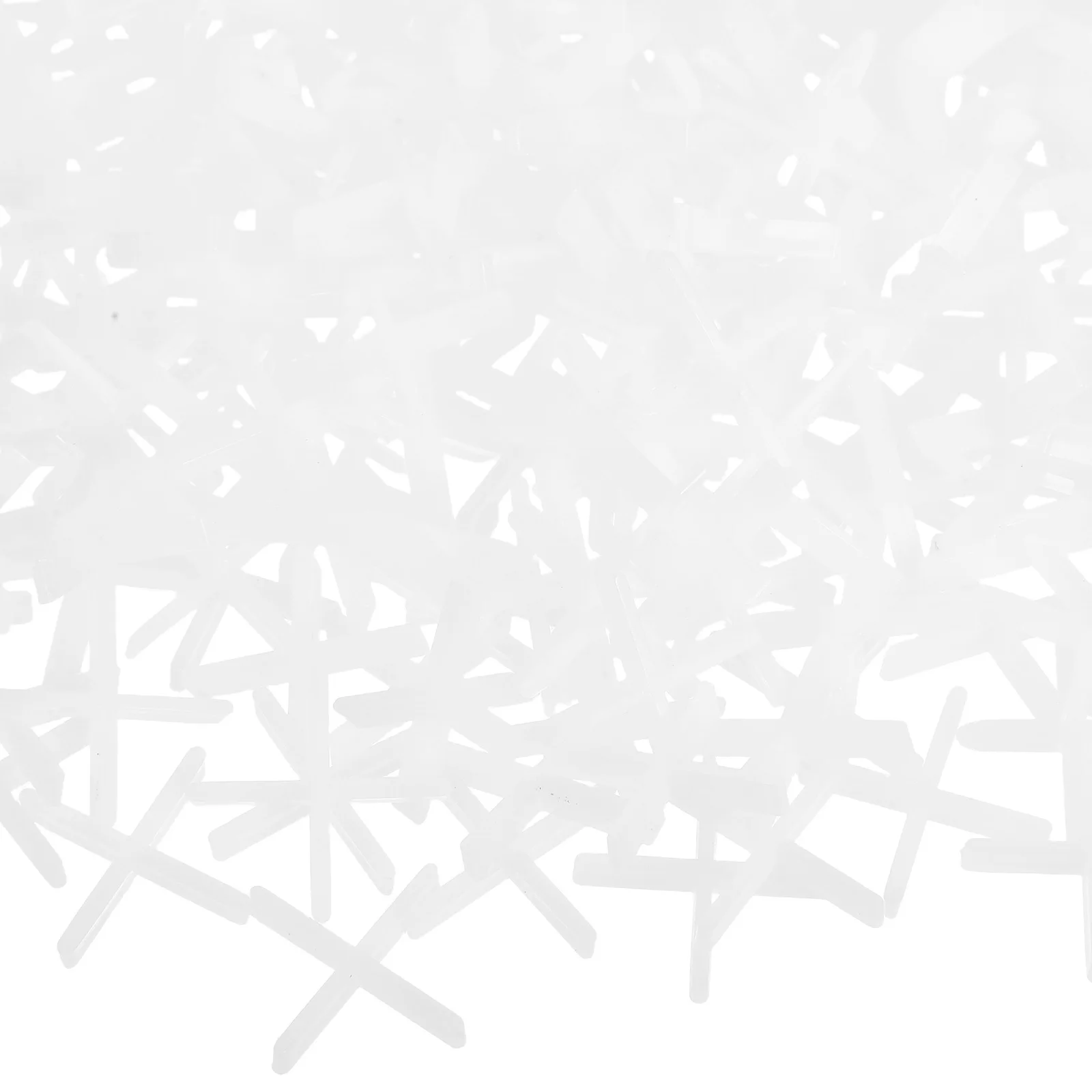 500Pcs Tile Spacers Cross Plastic Leveling Clips for Wall Floor Precise Alignment Easy Installation Tile Positioning Leveler