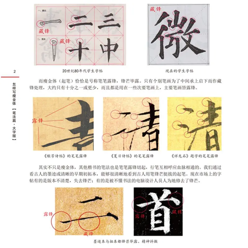 Song Huizong Shou Jin Ti Calligraphy Copybook Collection Chinese Small Regular Script Calligraphie Tutorial Book Brush Copybook