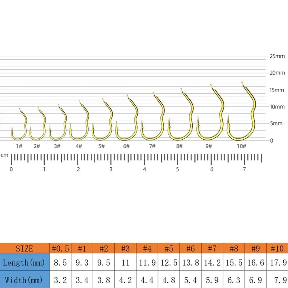 창의적인 고탄소강 골드 낚시 후크, 날카로운 가시, 미끄럼 방지, 자동 플립 낚시 후크, 낚시 태클, 12 개/팩
