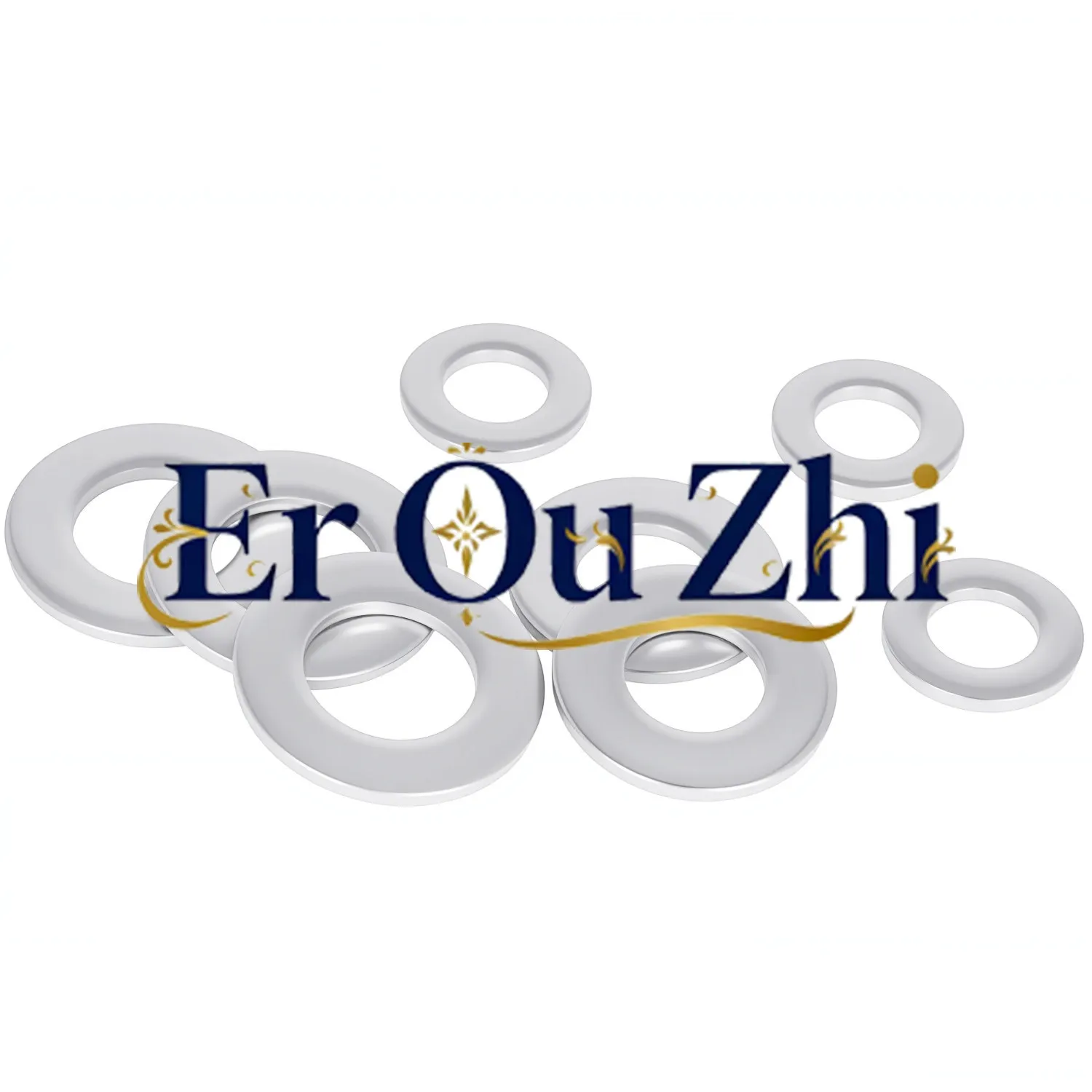 304 Stainless Steel Flat Gasket Enlarged Thickened Washer Metal Screw Round Meson M3M4M5M6M8M10M12