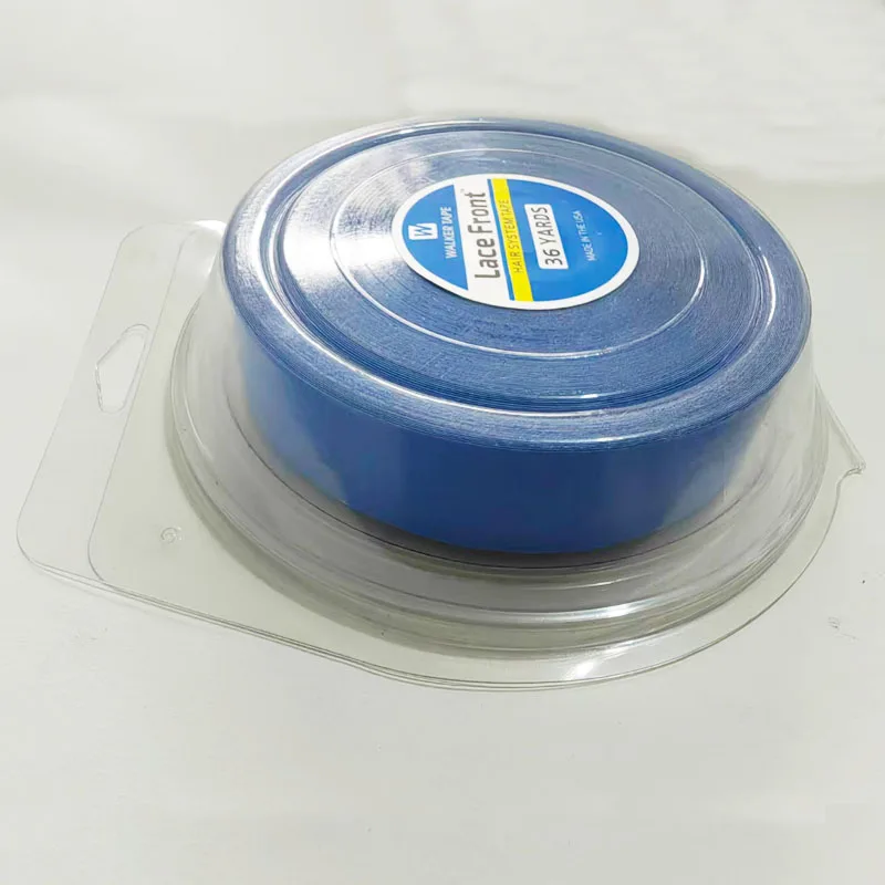36 YardsX2.54CM Super DoubleSided Adhesives Blue Lace Front Support Tape Length33M For Tape Hair/Skin Weft Hair/Lace Wigs/Toupee