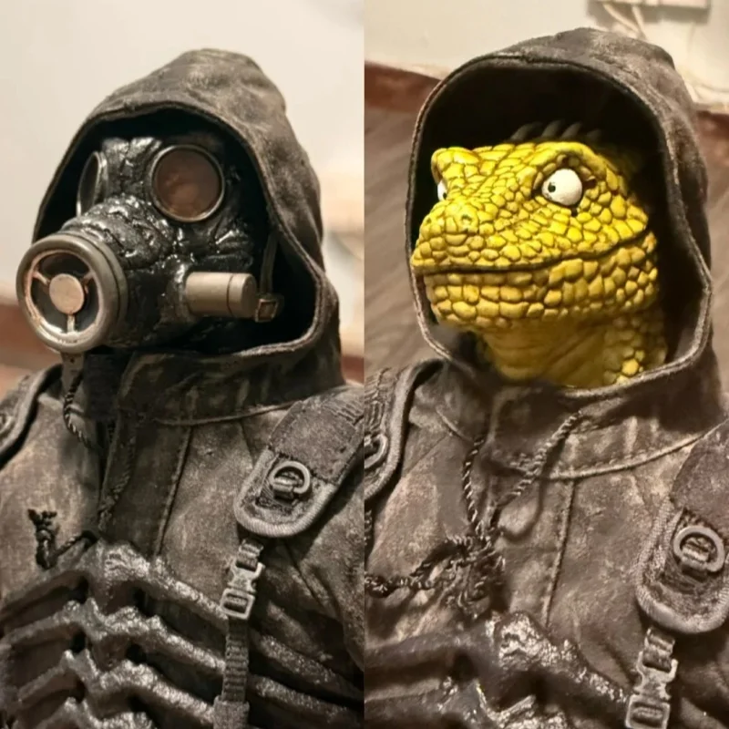 36cm In Stock Genuine Threezero 3A Dorohedoro Caiman 1/6 Action