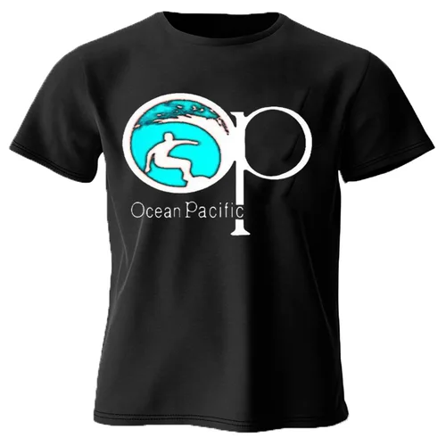 Camiseta informal con estampado de océano y Pacífico, ropa de calle a la moda para hombre, camiseta de Hip Hop, ropa holgada y transpirable, camisetas cómodas