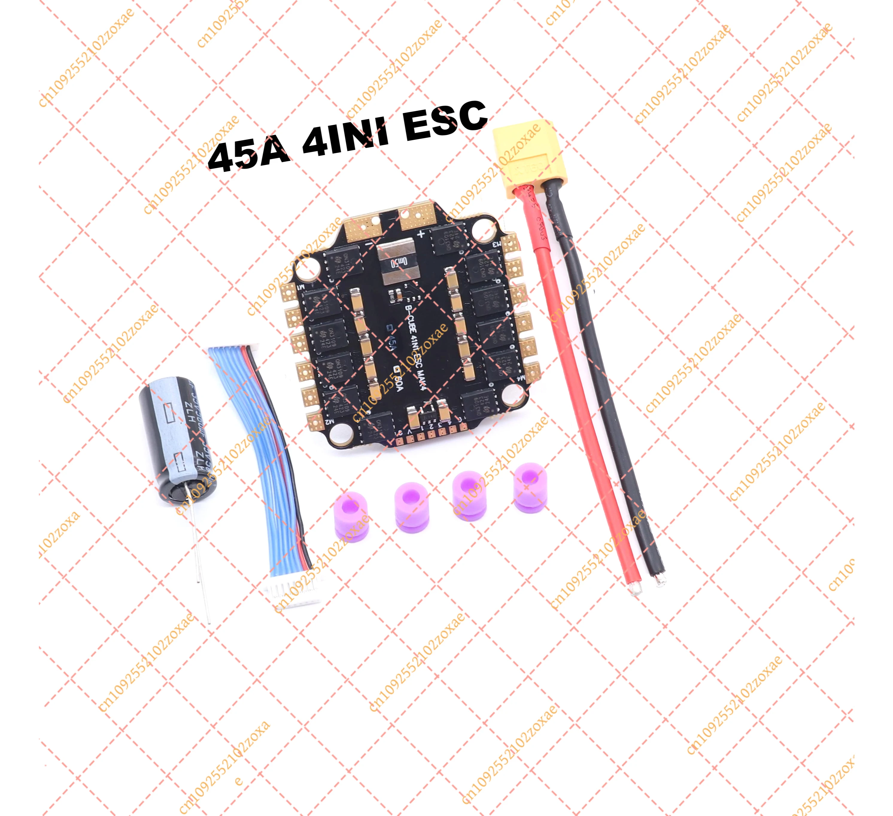 

BLHELI_S 4IN1 45A 60A Brushless ESC 3-6S Support DShot300 DShot600 Multishot Oneshot PWM for FPV UAV F4 Flight Controller