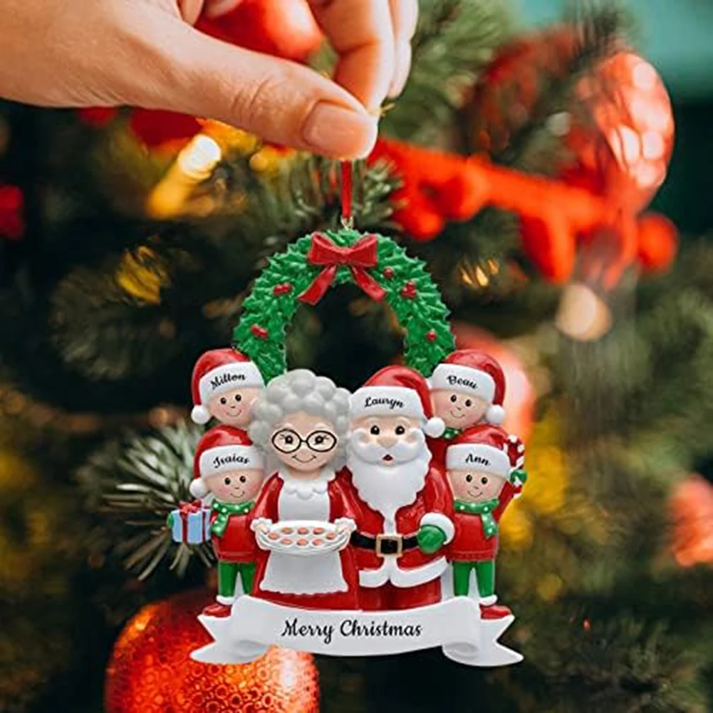 ตกแต่งคริสต์มาสวันหยุด Navidad ต้นไม้แขวนตกแต่ง 2025 Home Custom Snowman ตกแต่งคริสต์มาส