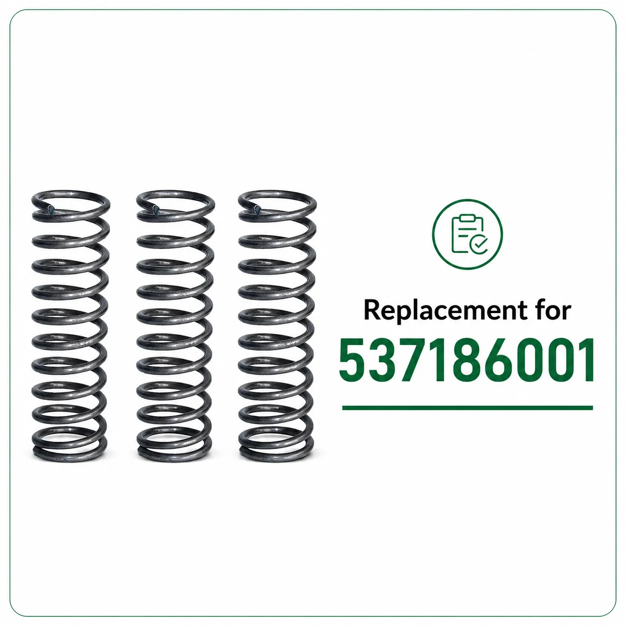 Trimmer Head Spring Kit 3Pcs Replacement Springs For Husqvarna T35 String Trimmer Auto Feed Replaces 537186001 Brushcutter Parts