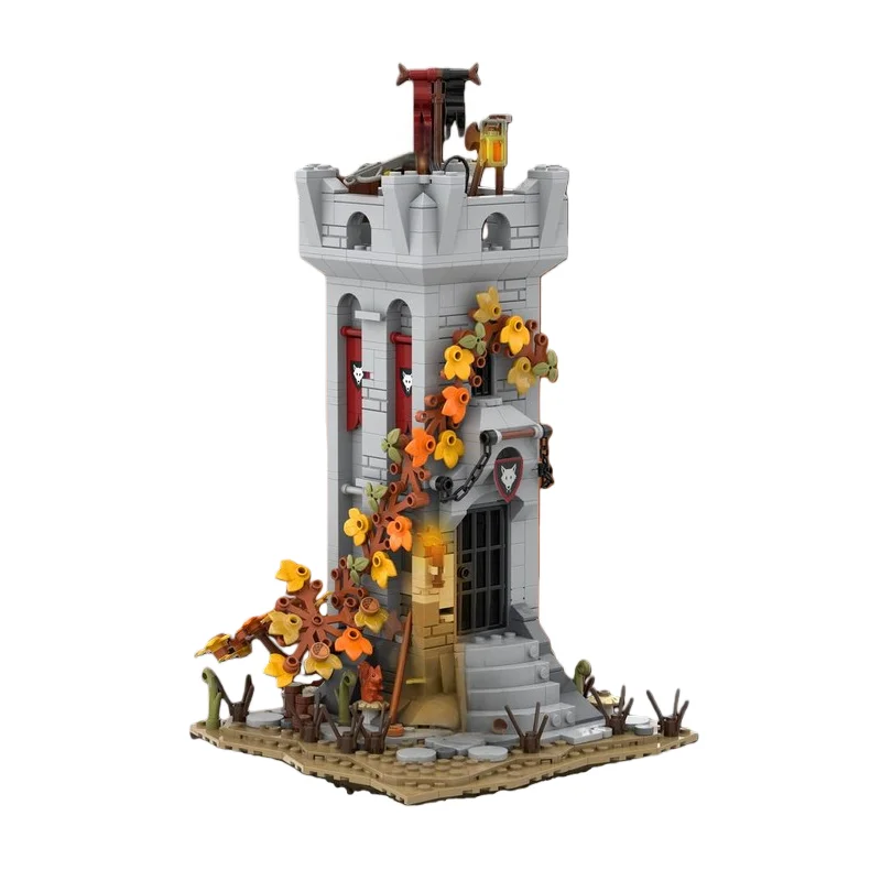

Набор для сборки модели средневекового замка MOC - Маленькие детали-пазлы - 799 элементов - Подходит для всех, кто любит собирать модели.