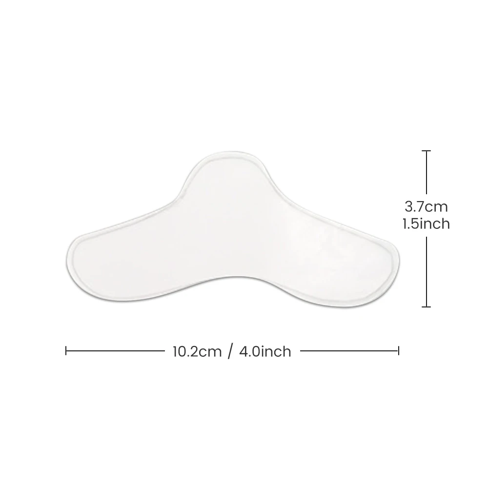 CPAP Nasal Pads Clear Silicone Nose Cushion Reusable Comfort Nose Protector for Sleep Breathing Mask Anti Pressure Mark Soft Tri