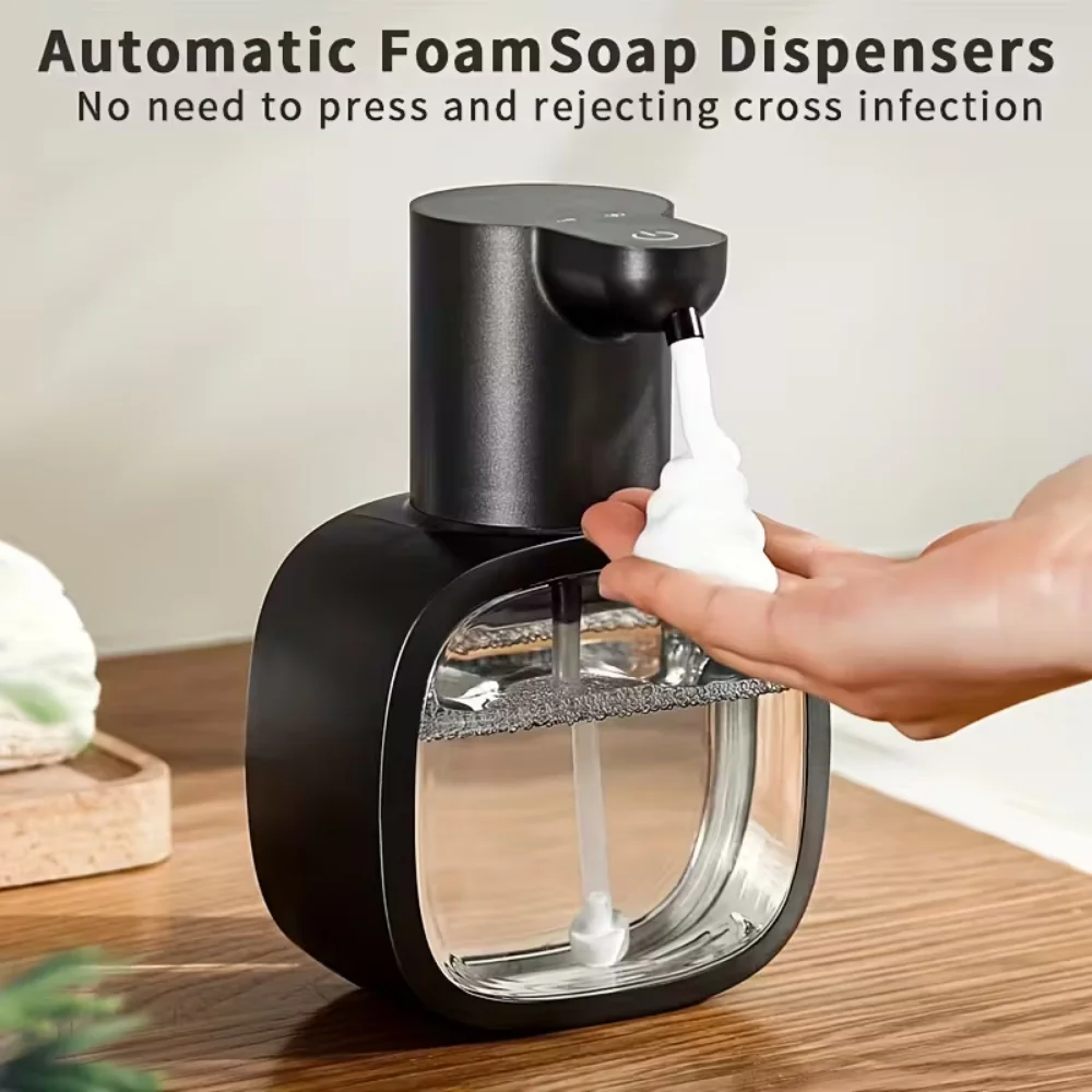 

Новый настенный автоматический дозатор мыла, пенка, умная ручная стиральная машина, 500 мл, жидкий перезаряжаемый индукционный датчик для ванной комнаты