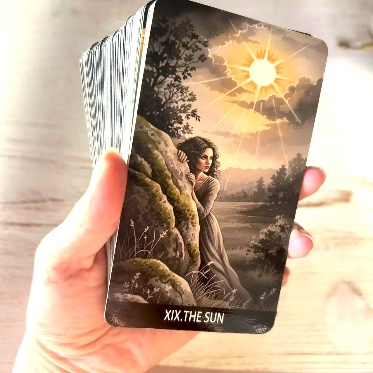 78 قطعة 70*120 مللي متر بطاقات التارو PDF دليل سلسلة داكنة قرية الطاقة الغامضة العرافة الرونية مجلس لعبة الرسوم التوضيحية الجديدة 2025