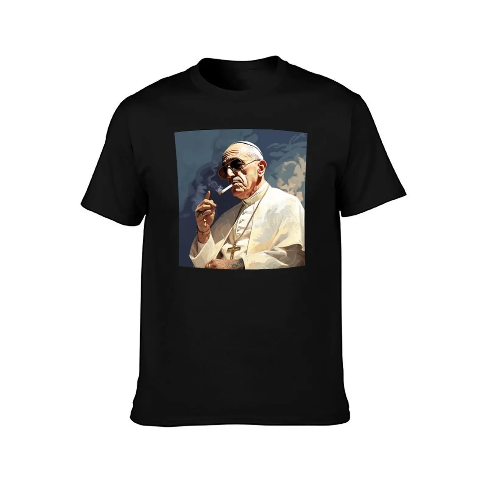 Pope Drip T-Shirt Classic Graphic Short Sleeve Top T-Shirt