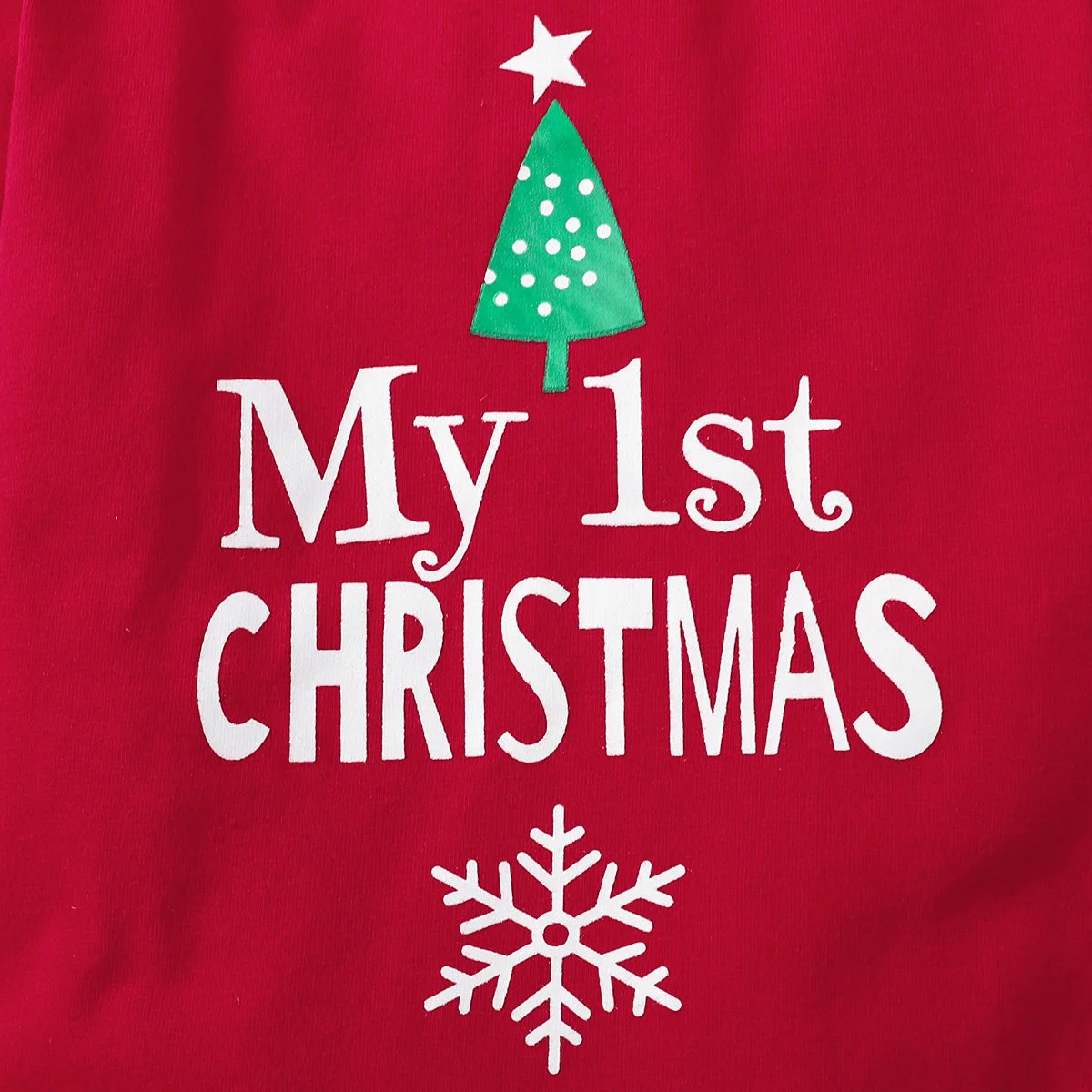 Newborn Infant Baby Girls Clothes Cotton Sets Long Sleeve Romper Pant Hats Fashion Printed 3Pcs Outfit For Christmas Day