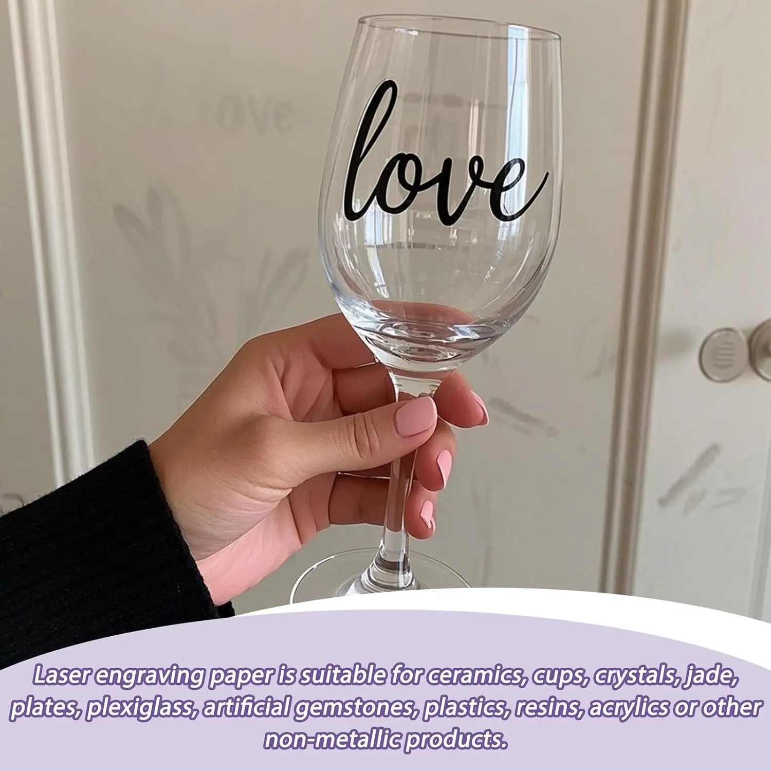 2/5 قطعة ورق تحديد النقش بالليزر 15.3x10.6 بوصة ورق النقش بالليزر لقطع السيراميك والزجاج المعدني بالليزر