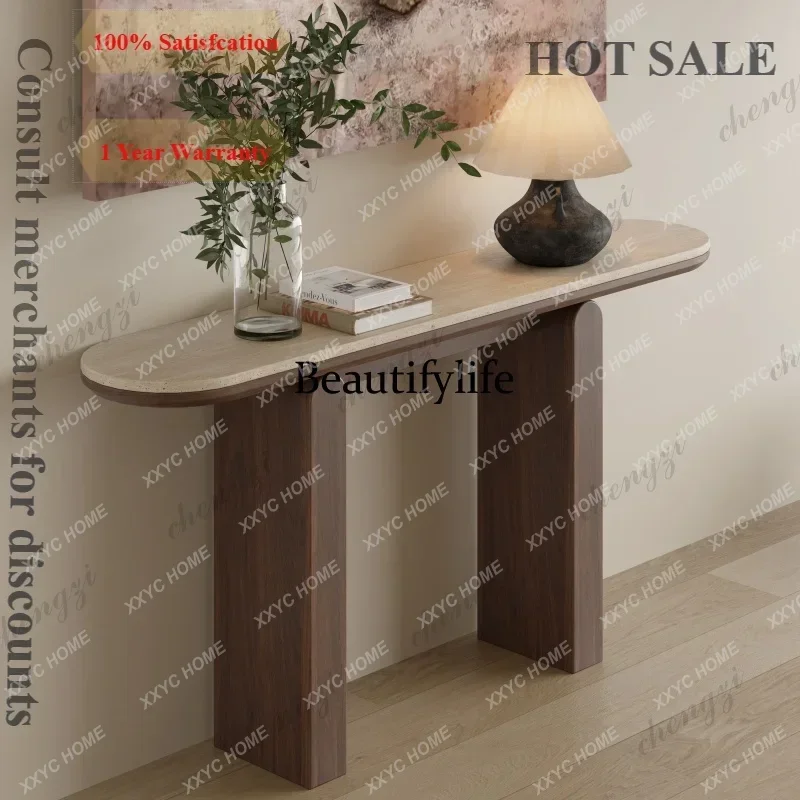 Wabi Sabi Vintage Console Tables Aesthetic Provincial Chinese Style Mid Century Console Tables Retro Unique Bureau Furnitur