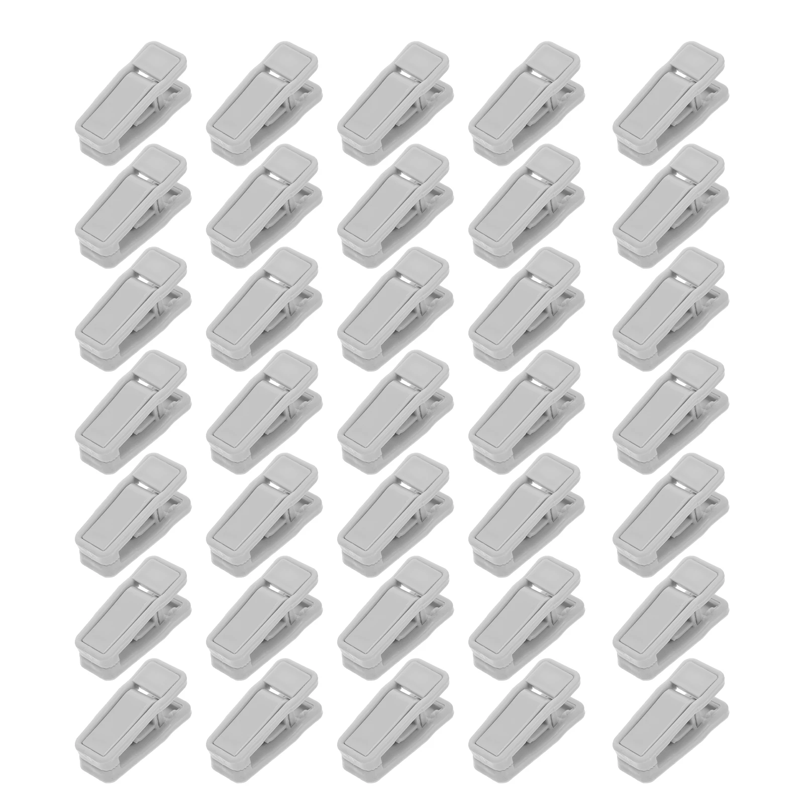 

40pcs Hanger Clips Lightweight Space saving Clothespins Grey Multi purpose Baby Child Wardrobe Storage Non slip Dry