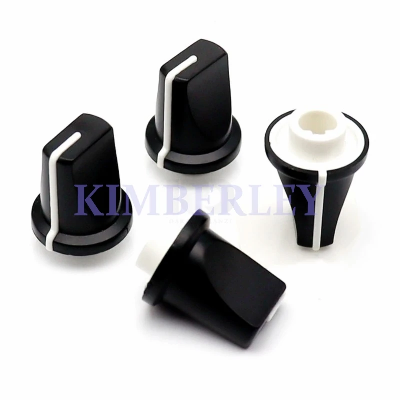 Tapa de perilla de potenciómetro de 5 piezas, perilla mezcladora pionera, tapa de perilla de mango D, amplificador de potencia, perilla de sonido, eje de tapa de 6MM