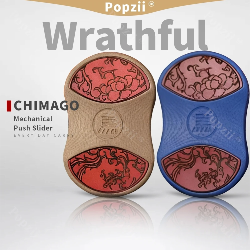 

CHIMAGO EDC G10 Wrathful Mechanical Push Slider Adults Stress Relief Toy Office Stress Relief Gadgets Anti Stresse Fidget Toys